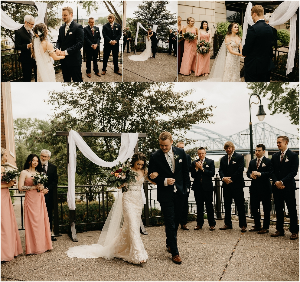 The Waterfront, La Crosse Wisconsin Spring Wedding Alder & Root